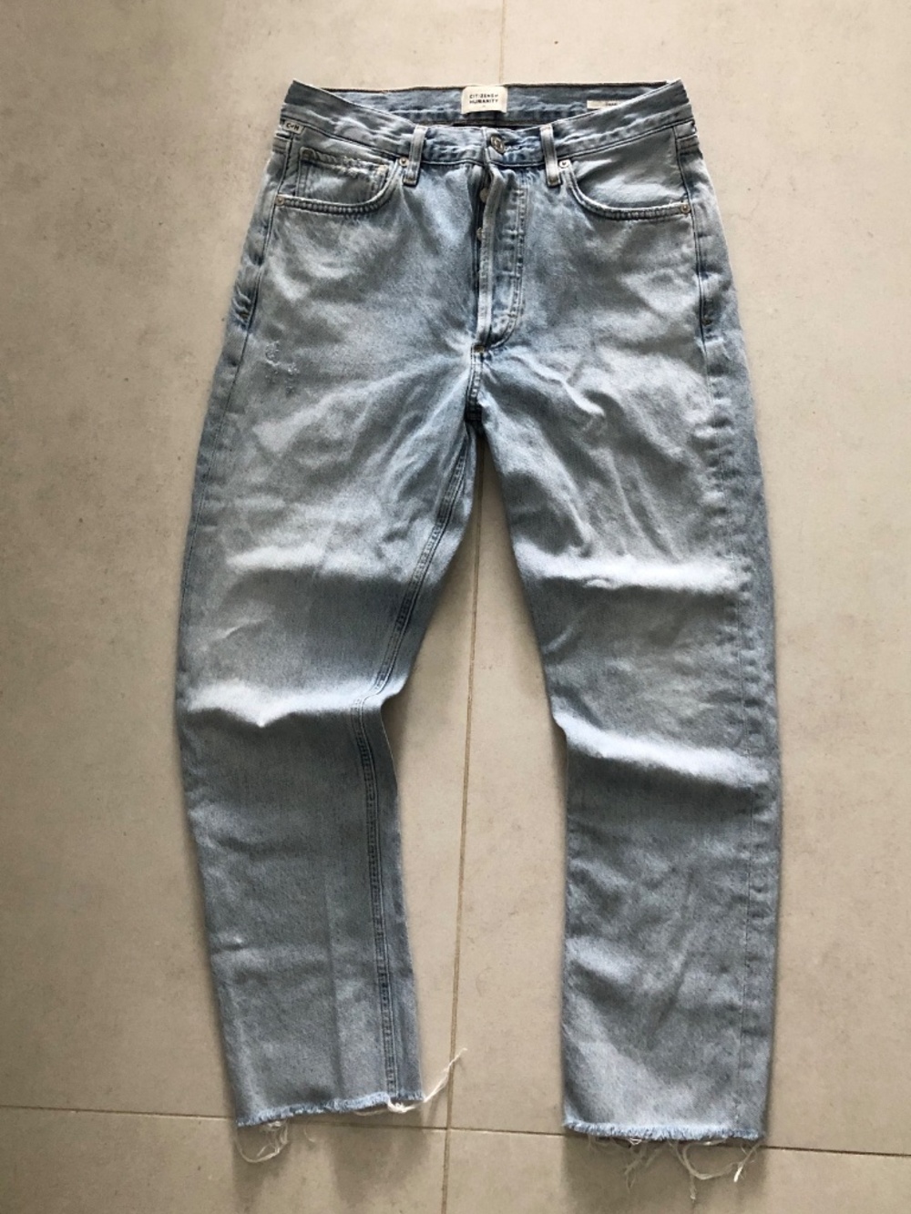 Citizens Of Humanity Charlotte Crop Jeans Womens 27 High Rise Straight